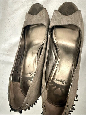 Fergalicious Studded Wedge Heels in Brown